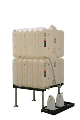 LUBRICATION EQUIPMENT ENVIROSTAX ENVIRO STAX TANK SETS Our space-saving oil storage systems are simple, dependable, versatile, smarter, and stronger than traditional bulk liquid tanks.