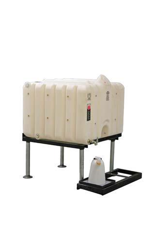 The ENVIRO STAX Tanks can be stacked with each other in many combinations, without converting brackets. Tanks include stand, legs, drip tray, valve systems & plastic measure(s).