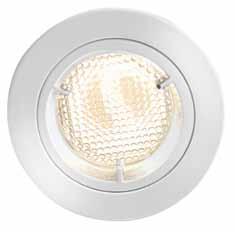 Brushed Chrome 240V GU10 gimble downlight kit with mesh cover. White 10 pack of 240V GU10 fixed dowlight kits with mesh covers.