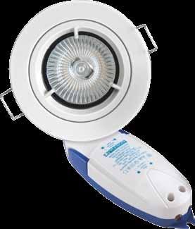 MK317WH35 MK515BC35 MK515WH35 Low voltage fixed downlight kit.