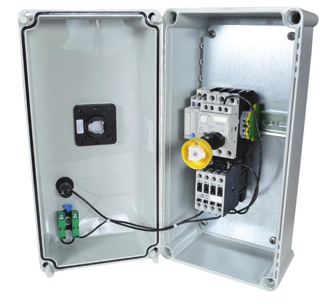 These assemblies are designed for controlling and protecting single and three phase motors. To save time and reduce installation cost, c3controls Series and Type E are factory assembled and wired.