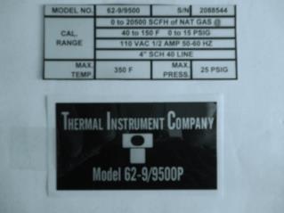 1.0 Introduction 1.1 Preface These instructions contain all of the information that you will require for using this flow meter from Thermal Instrument Company.