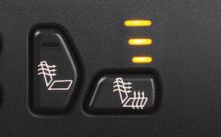 4 Getting to Know Your Silverado Heated Front Seats B This feature allows you to heat the front seatbacks and seat cushions simultaneously or just the seatbacks.