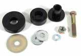 Poly bushings are longer lasting, tougher and self-lubricating. They also help to eliminate vibration. 40598 68-82 Differential Mount Bushing & Bolt Kit - Poly.