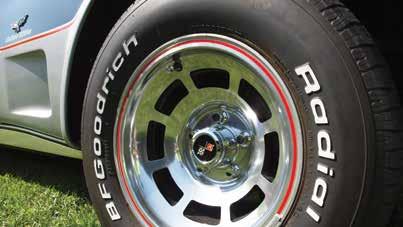 Save time and get a set of our Chromed Reproduction Aluminum Wheels with BF Goodrich Radial T/A Tires, like the originals, already mounted and balanced.