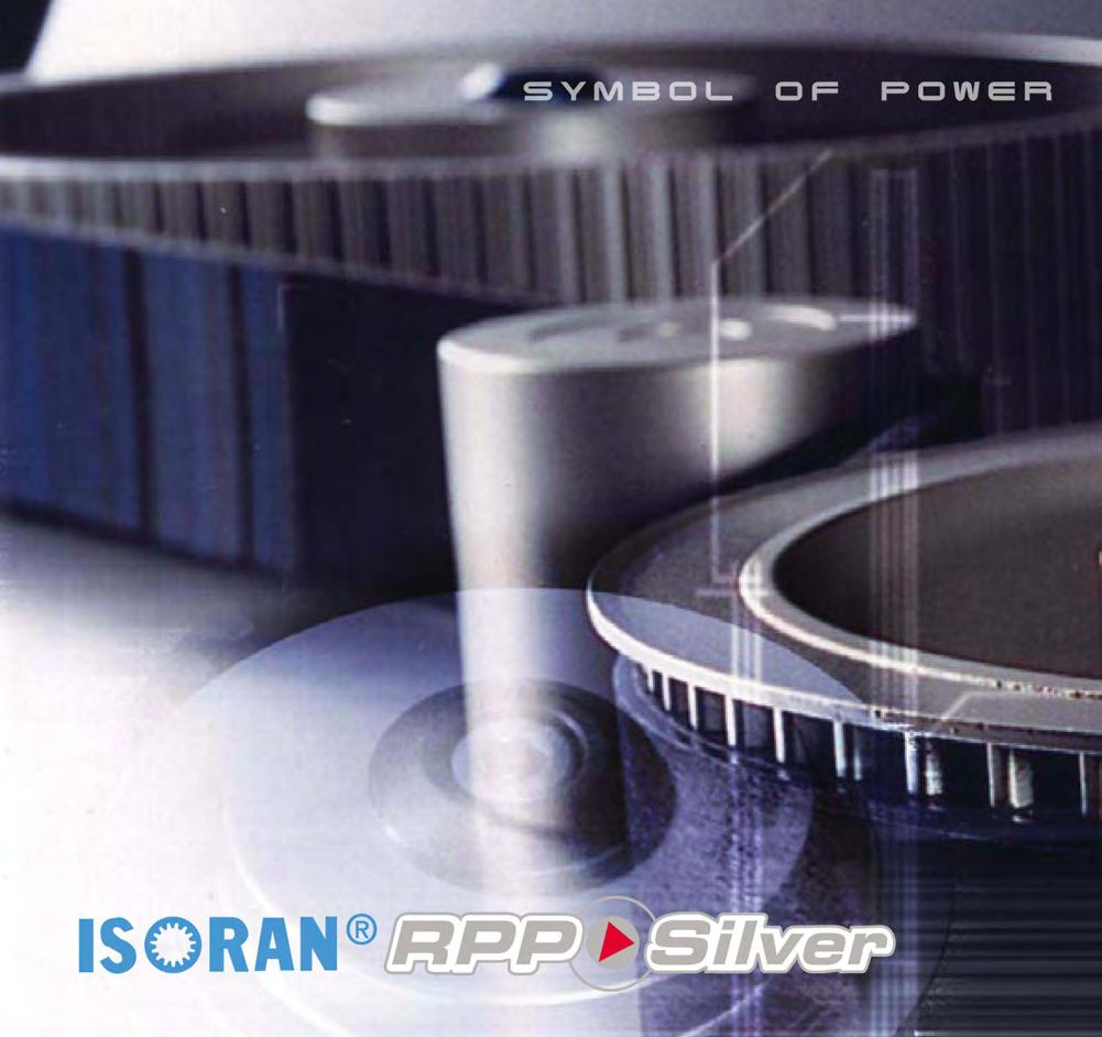 DRIVE TECHNOLOGY Timing Belt Technology ISORAN RPP SILVER Rubber Timing Belts 04-159 RRG INDUSTRIETECHNIK GMBH