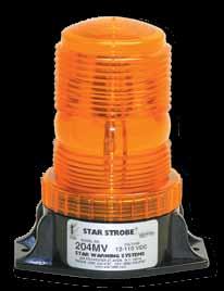 STROBE BEACONS 203MV Series - Multivoltage Compact LOW PROFILE The 203MV Series is a compact, low profile strobe that is ideal for many applications.