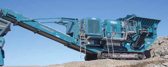 JAW 1180 Premiertrak JAW XA750 The Powerscreen 1180 Premiertrak is a medium to large scale mobile primary jaw crusher plant which achieves high outputs in a variety of quarrying, recycling and