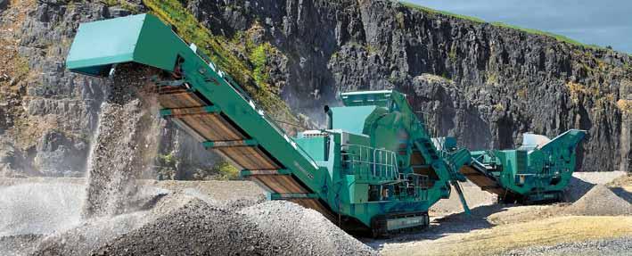 CONE 1500 Maxtrak IMPACTOR XH250 The Powerscreen 1500 Maxtrak is one of the largest mobile cone crushers on the market.