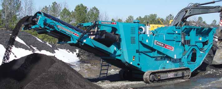 IMPACTOR XH320 & XH320SR IMPACTOR XH500 & XH500SR The Powerscreen XH320 is a mid-sized horizontal impact crusher designed to offer operators and contractors both excellent reduction and high