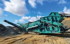 The core product range includes the Chieftain range of mobile incline screens designed for the processing of aggregates and sand; the Warrior range which are high capacity, heavy duty, versatile