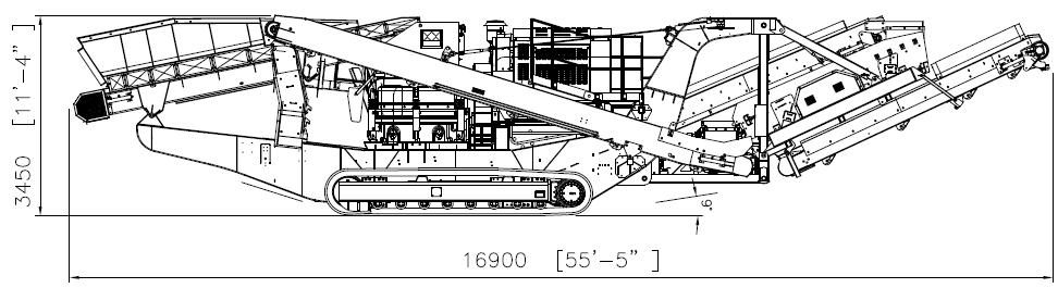 9m (55 5 ) Transport width: 3.