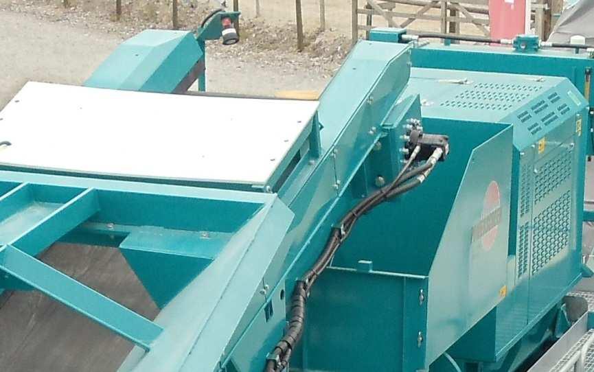 Product Conveyor Conveyor type: Belt type: Troughed belt, fixed speed conveyor with fixed tail end EP400/3 with 4mm top & 2mm bottom heavy-duty rubber covers