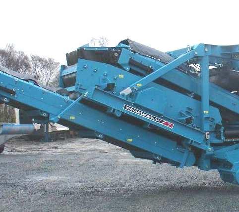 After Screen Type: 2 deck vibrating screen, 4 bearing Size: 3350mm x 1525mm (11 x 5 )