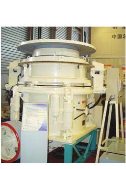 High Performance Cone Crusher SOLID MAIN FRAME MINYU HN Cones are securely fastened together by tension bolts.