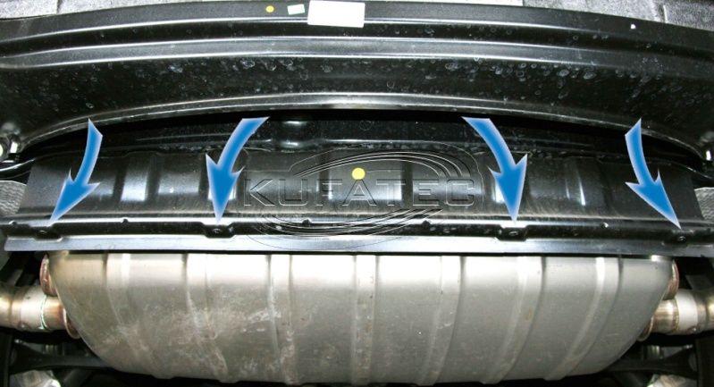 Unscrew the clamping bolts under the bumper (fig. 43). Place the bumper on a soft ground.