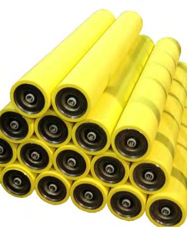 HDPE HDPE (High Density Polyethylene) covered rolls are used for abrasion & corrosion resistance.