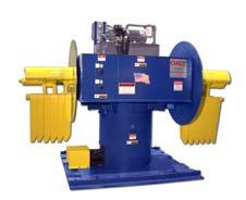 Capacities: 20,000 lb x 60 wide x 72 OD Air Operated Hold Down Arm with Motorized End Wheel Full