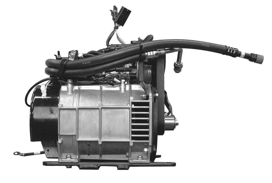 ) Bracket Engine Mount 070-01048 4 - END VIEW - GENERATOR Hose #12