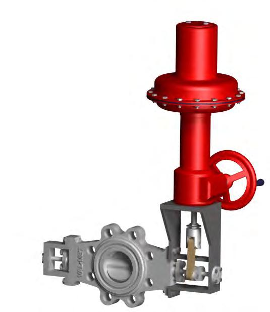 Step Vane Butterfly type control valve with/without Anti-cavitation trim Series40000/40500/45000/45500 Size : - 2 to 56 Pressure Rating : - ASME 150# to 2500# Step-Seated Disc design