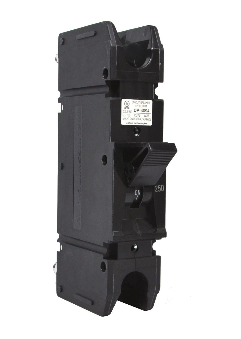 Additionally, the F-Series circuit breakers come with a choice of overload time delays, making them ideal for critical