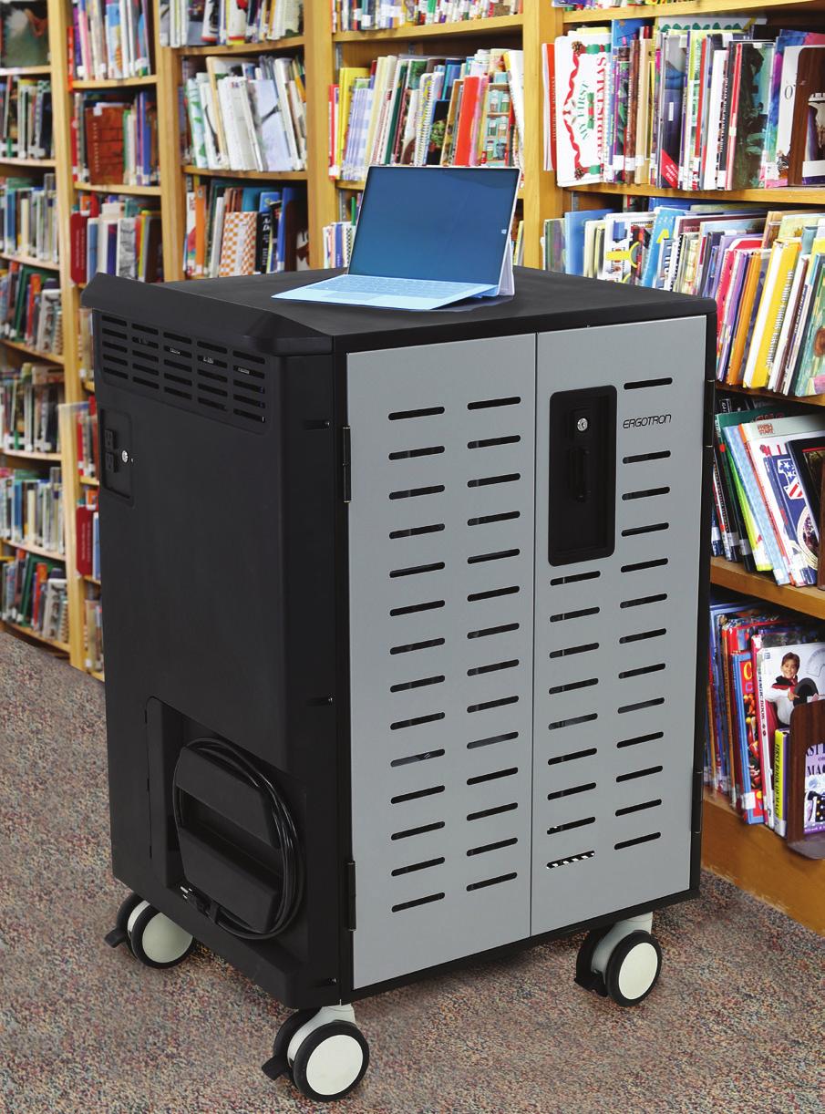 Charging Systems Dual-wheel 5 casters require 33% less push/pull force Find the right charging cart or cabinet for your device:
