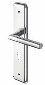 LEVER HANDLE ON PLATE 65mm x 330mm long back plate Bolt through screw 8mm x 8mm spindle Stainless Steel SUS 304 SSSP 903.78.158 290.