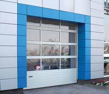 Industrial Panoramic Sectional Doors ISD02 Panoramic Doors Versions of industrial sectional doors ISD 02 DoorHan industrial panoramic doors are a unique solution for premises, where it is required to