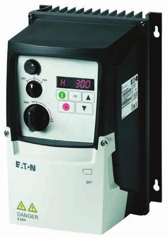 Also a standard feature here is the Fire Mode. For more information on the DC1 compact drive visit www.eaton.