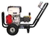cart or low cart configuration by simply switching the handles from one side to the other. 3500 psi 3.