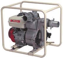 WATER PUMPS Trash & Semi Trash s Trash Pumps PWP2SWT PWP3SWT PWP4SWT Powered by Honda GX engines with oil alert Cast aluminum pump housing Cast iron impeller and volute