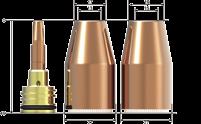 11 Gas nozzles: Overview dimensions