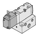 VAC How to Order Pilot Valve Assembly E Pilot valve manual override Nil: Non-locking push type Option Option Nil Z S A : Non-looking push type A (Extended) None With light/surge voltage suppressor