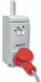 Presentation PratiKa plugs and sockets General presentation PB102249 Additional safety is assured by sockets with electrical switch in which a mechanical