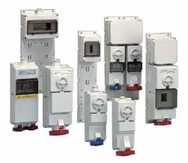 Unika series provides Safety Equipped with a mechanical switch, which ensures the control and local isolating of parts of the plant or utilities to permit intervention on electrical circuits or