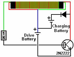 I HAVE USED THIS TYPE OF CIRCUIT TO CHARGE A 1.2V NiMh RECHARGEABLE BATTERY OF 2285 MaHr CAPACITY, FROM 0.6 VOLTS TO 1.34 VOLTS IN JUST ONE HOUR. THE DRIVE BATTERY STARTED WITH A VOLTAGE OF 1.