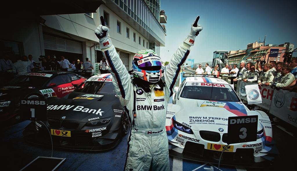 the Nürburgring Hours race. And in, when BMW returned to the DTM for the fi rst time since, the occasion was marked with yet another hat-trick.