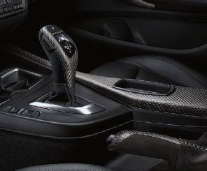 Display features the latest OLED technology, gearshift indicator and Effi cientdynamics, Sport and Race modes.