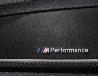 BMW M Performance carbon interior trim with Alcantara Design highlights that can be seen and felt.