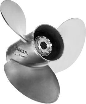 3 Blade Stainless Steel Solas Titan HR3 Propellers Fits: BF75/90, BF115/130 New 3 blade propeller series for mid-size engines.
