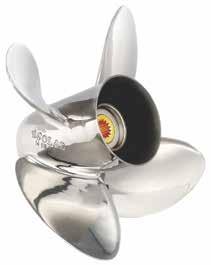 stainless steel propeller with good acceleration.