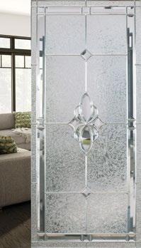 DOORGLASS NATURAL St-James The highly defined texture and lines of the St-James model captures the essence of a natural décor.