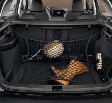CARGO ELEMENTS To avoid any undesired movement of luggage while driving, these are stowed away in