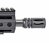 Receiver Extension Manufactured from 7075 T6 Type III Hard Anodized Aluminum Receiver End Plate with socket for QD swivel attachment 11.