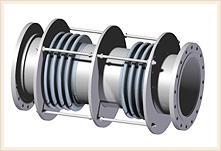 HINGE TYPE EXPANSION JOINT (MSH) A hinged expansion joint contains one bellows and is designed to