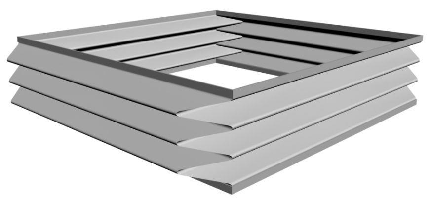 the most economical option, without sacrificing the integrity of the expansion joint or the system. Metallic Rectangular Expansion Joints can absorb axial, lateral and angular movements.