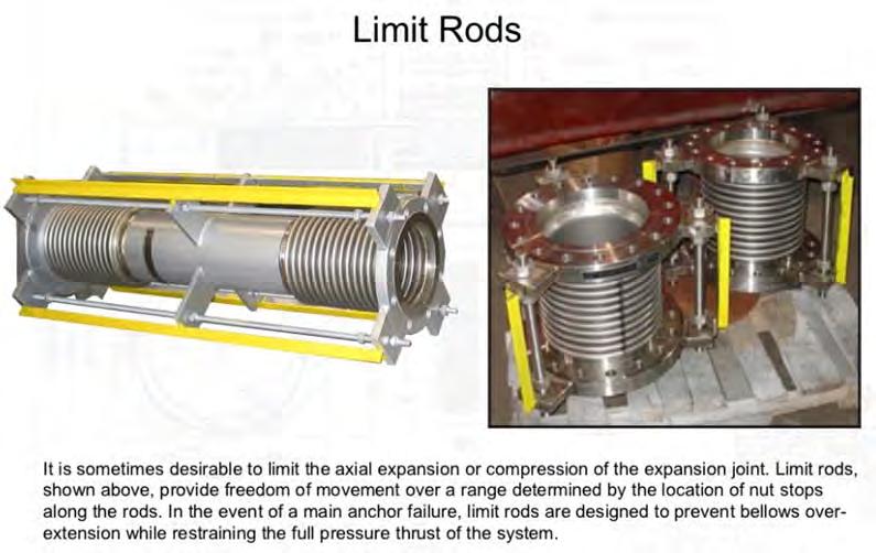 Expansion Joint Limit rods
