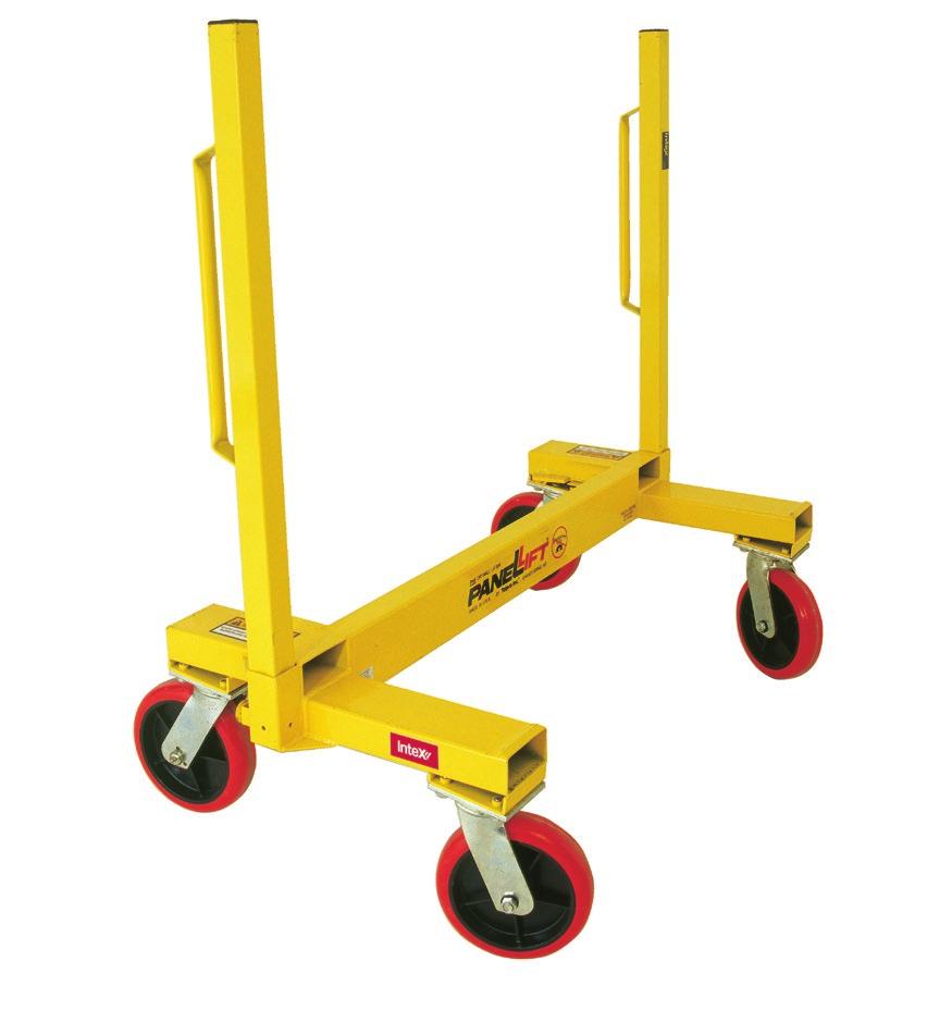 Folded for easy Transportation Telpro Panellift Plasterboard Cart The innovative Telpro Panellift Material Handling Carts have been proven to be the most versatile, reliable carts available.