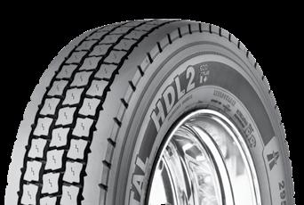 Continental Commercial Vehicle s 2018 Data Guide HDL2 3G Casing Advanced tread compounding for maximum fuel efficiency. Innovative groove geometry minimizes stone retention.