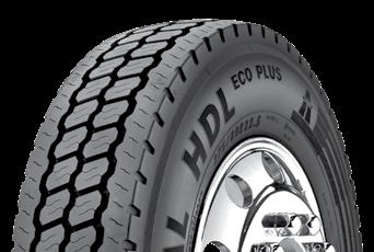 Continental Commercial Vehicle s 2018 Data Guide HDL Eco Plus Advanced tread compound provides long original mileage and low rolling resistance.